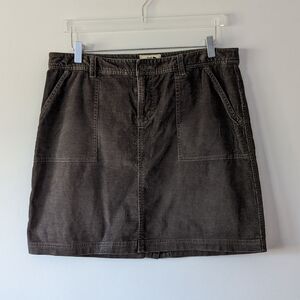The North Face Gray Corduroy Skirt Women's Large